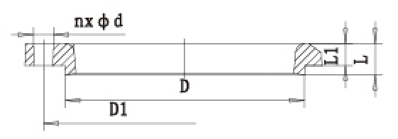 B型法蘭壓蓋結(jié)構(gòu)圖